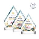 Apex Full Color Starfire  on Alberton Base Crystal Award