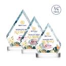 Apex Full Color Starfire  on Alberton Base Crystal Award