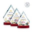 Apex Full Color Red on Alberton Base Crystal Award