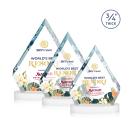 Apex Full Color White on Alberton Base Crystal Award