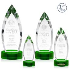Fortier Green on Base Arch & Crescent Crystal Award - Newest Additions