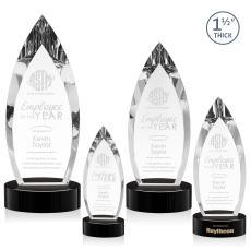 Fortier Black on Base Peak Crystal Award - Crystal Awards