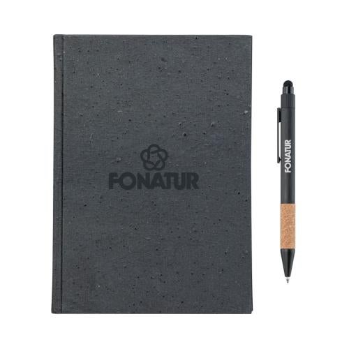 Corporate Recognition Gifts - Executive Gifts - Tree Free Notebook/Manuel Recycled Pen Gift Set