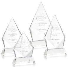 Shelton Clear on Newhaven Base Crystal Award - Corporate Awards