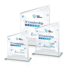 Bellamy Full Color Clear Peak Crystal Award - Sales Awards