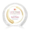 Rossini Full Color Circle Crystal Award