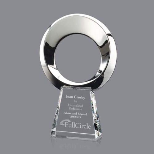 Corporate Awards - Modern Awards - Soledad Silver Circle Crystal Award