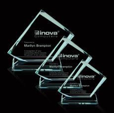 Distinction Jade Rectangle Glass Award - Corporate Awards