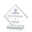 Wellington Full Color White  Crystal Award