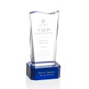 Violetta Blue on Base Abstract / Misc Crystal Award