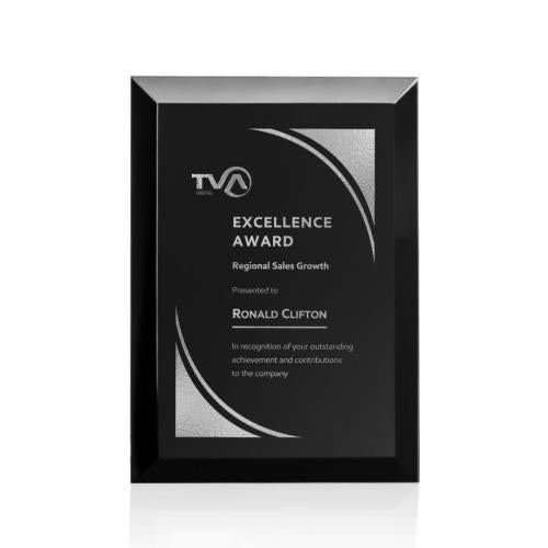 Corporate Awards - Award Plaques - Merano Plaque - Silver