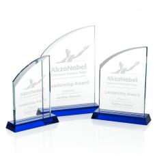 Allingham Blue Arch & Crescent Crystal Award - Corporate Awards