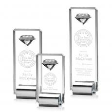 Employee Gifts - Elmira Gemstone Diamond Crystal Award
