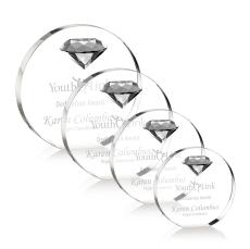 Anastasia Gemstone Diamond Circle Crystal Award - Corporate Awards