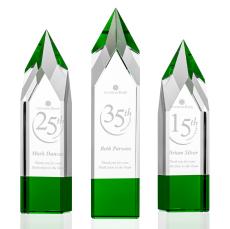 Coventry Green Obelisk Crystal Award - Corporate Awards