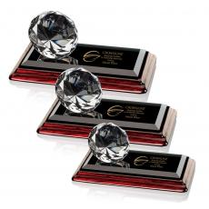 Employee Gifts - Gemstone Diamond on Albion Crystal Award