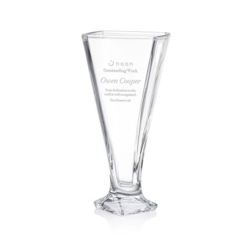Corporate Awards - Crystal Awards - Vase and Bowl Awards - Oasis Vase