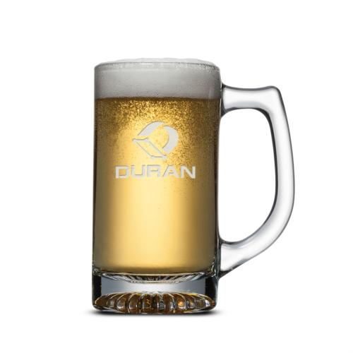 Corporate Recognition Gifts - Etched Barware - Stafford Beer Stein - Deep Etch 