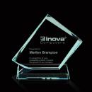 Distinction Jade Rectangle Glass Award