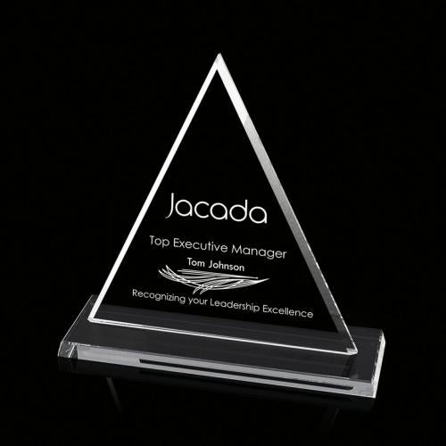 Corporate Awards - Crystal Awards - Princeton Starfire Pyramid Crystal Award