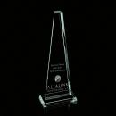 Pinnacle Jade Obelisk Glass Award