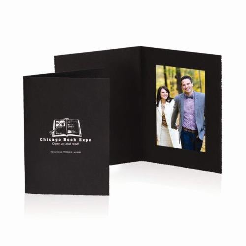 Corporate Recognition Gifts - Picture Frames - Roxbury Single Folder - Black
