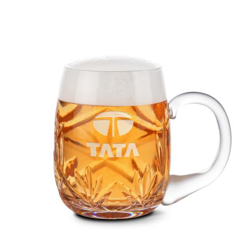 Corporate Recognition Gifts - Etched Barware - Park Lane  Beer Stein - 16oz/21oz