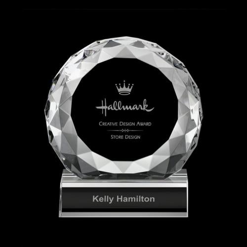 Corporate Awards - Crystal Awards - Victory Circle Crystal Award