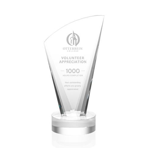 Corporate Awards - Sales Awards - Brampton Clear Peak Crystal Award