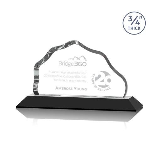 Corporate Awards - Crystal Awards - Petersen Black Crystal Award