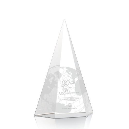 Corporate Awards - Crystal Awards - Baum Peak Pyramid Crystal Award