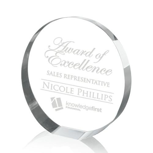 Corporate Awards - Crystal Awards - Cumberland Circle Crystal Award