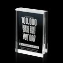 Optical Book Rectangle Crystal Award