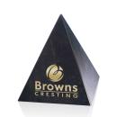 Marble Black Pyramid Stone Award