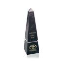 Groove Marble Black Obelisk Stone Award
