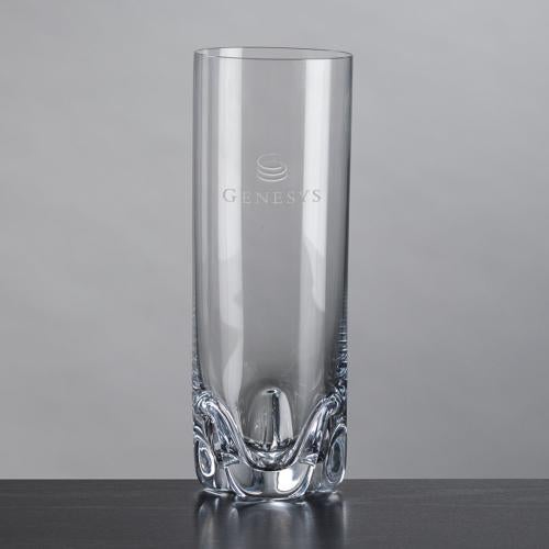 Corporate Recognition Gifts - Etched Barware - Hillcrest Hiball/Cooler - Deep Etch 