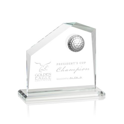 Corporate Awards - Sales Awards - Andover Golf Clear Peak Crystal Award