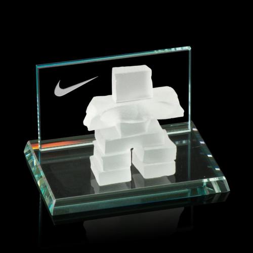 Corporate Recognition Gifts - Executive Gifts - Inukshuk Card Holder 