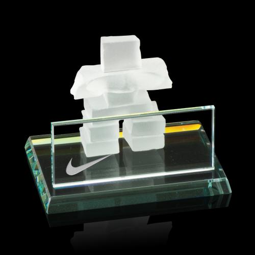 Corporate Recognition Gifts - Executive Gifts - Inukshuk Card Holder 