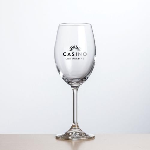 Corporate Recognition Gifts - Etched Barware - Wine Glasses - Naples Wine - 8.5oz/11.5oz/15oz - Imprinted