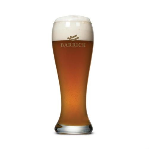 Corporate Recognition Gifts - Etched Barware - University Pilsner - Imprinted