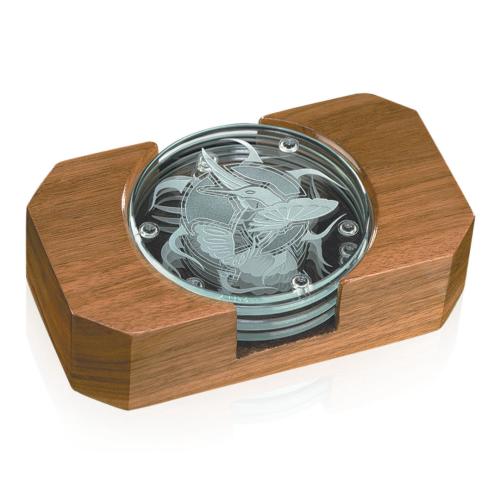 Corporate Recognition Gifts - Desk Accessories - Round Coaster