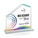 Fairmont Full Color Clear Peak Crystal Award