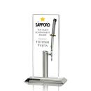 Santorini Full Color Rectangle Crystal Award