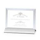 Rainsworth Silver/Horizontal Rectangle Crystal Award