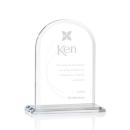Bridgeport Clear Arch & Crescent Crystal Award