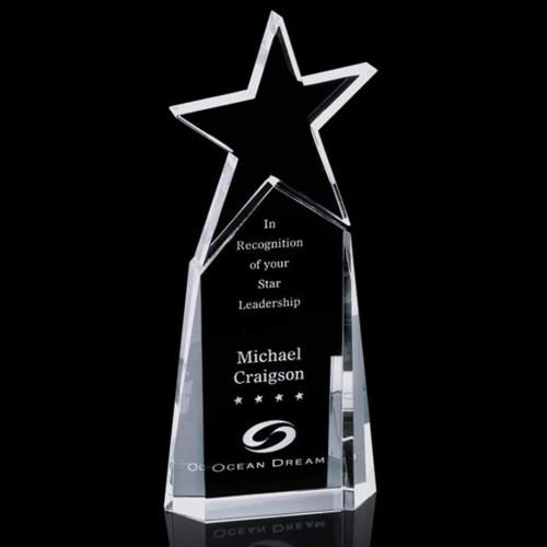 Corporate Awards - Vernon Star Crystal Award