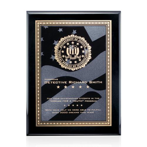 Corporate Awards - Award Plaques - Oakleigh Stars & Stripes