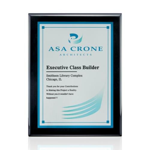 Corporate Awards - Award Plaques - Oakleigh/AstroSub Plaque - Black/Silver