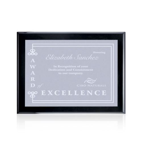 Corporate Awards - Award Plaques - Oakleigh/Warden Plaque - Black Finish